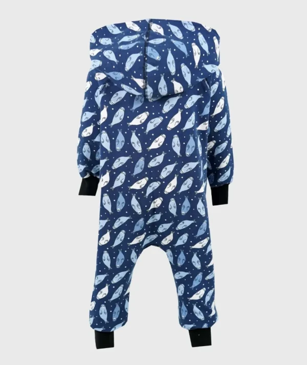 Thermal French Terry Jumpsuit Sea Lions