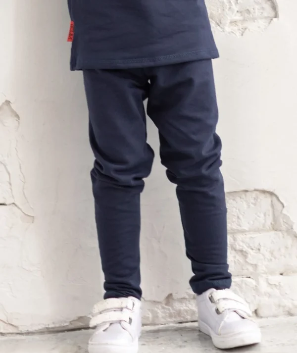 Thermal French Terry Pants Dark Blue