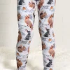 Thermal French Terry Pants Winter Forest Animals