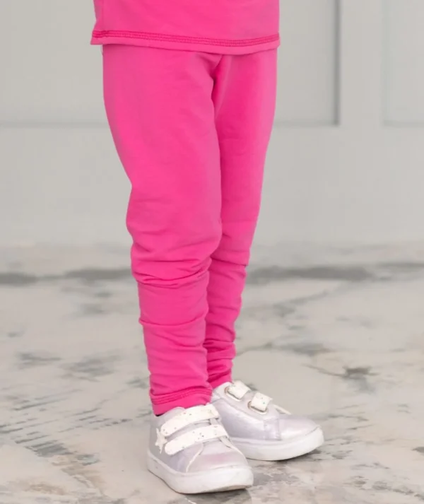 Thermal French Terry Pants Fuchsia