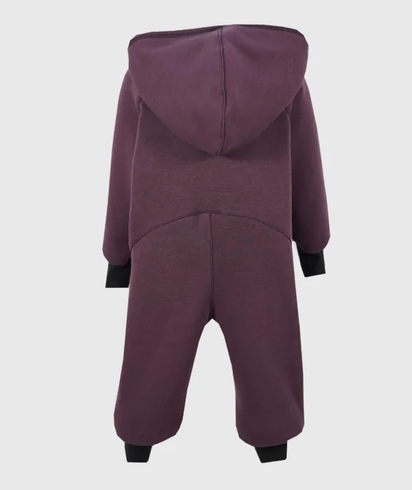 Warmkeeper Fleece Overall Wine Red Jumpsuit