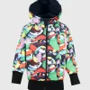 Waterproof Softshell Hoodie Abstract Shapes