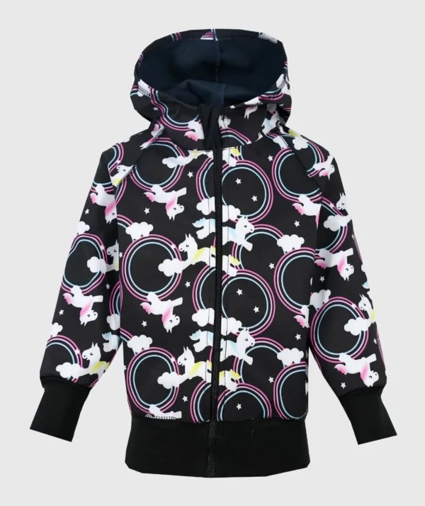 Waterproof Softshell Hoodie Dream Unicorns