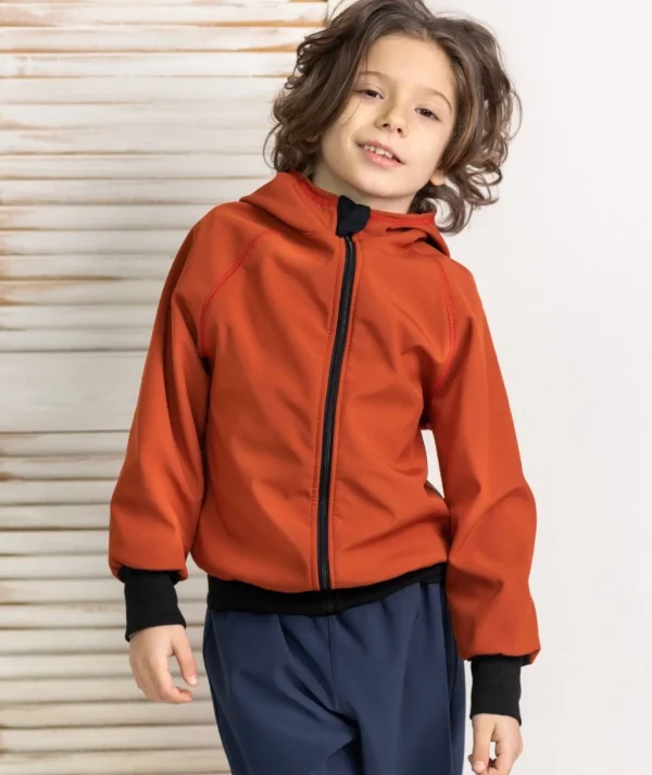 Waterproof Softshell Hoodie Cinnamon