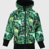 Waterproof Softshell Hoodie T-Rex Green