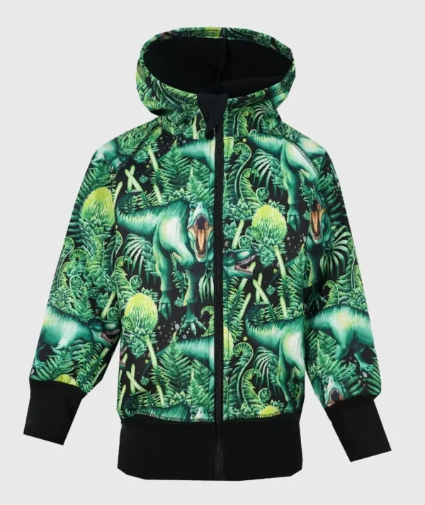 Waterproof Softshell Hoodie T-Rex Green