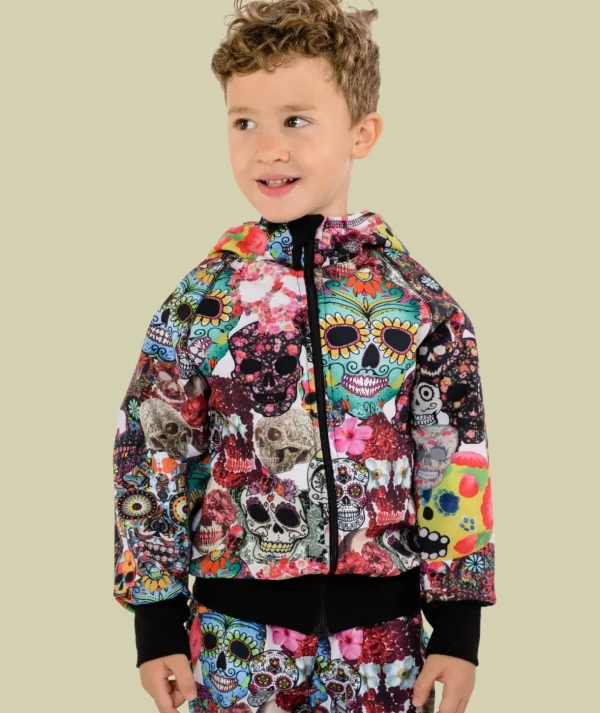 Waterproof Softshell Hoodie Inka Skulls