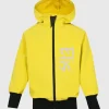 Waterproof Softshell Hoodie Mustard Yellow