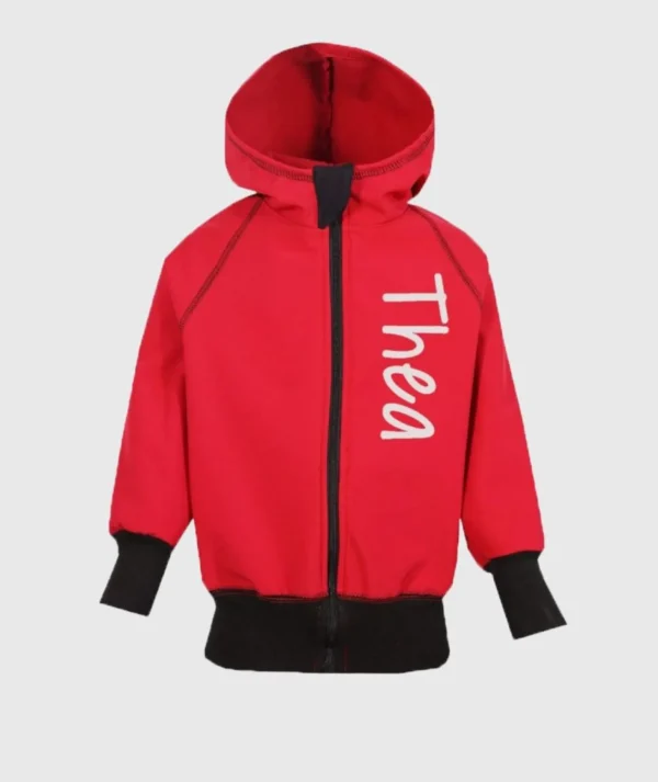 Waterproof Softshell Hoodie Poppy Red