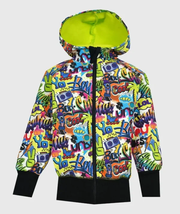 Waterproof Softshell Hoodie Graffiti