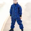 Waterproof Softshell Overall Comfy Ultramarine Robots Bodysuit