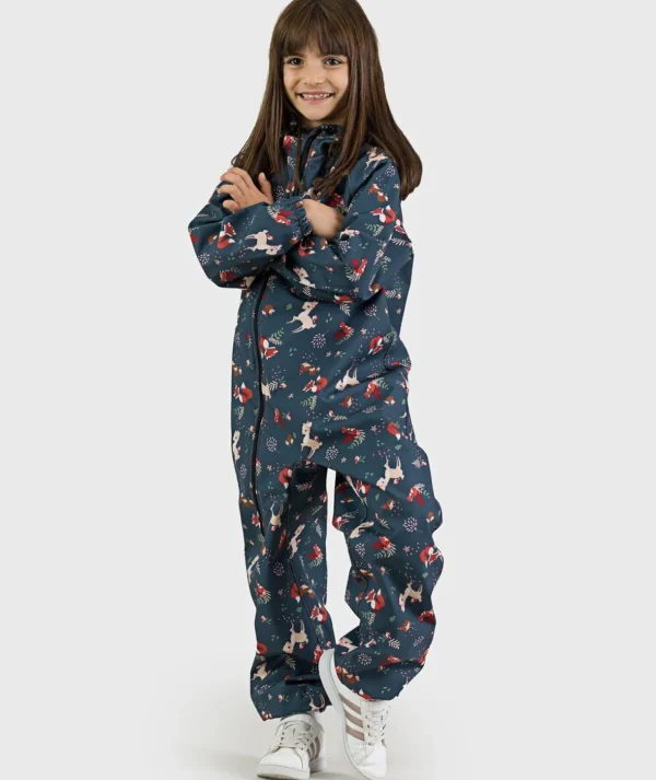 Waterproof Softshell Overall Comfy Skogsglädje Jumpsuit