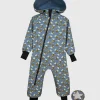 Waterproof Softshell Overall Comfy Bees Jumpsuit