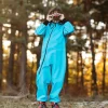 Waterproof Softshell Overall Comfy Ice Blue Jumpsuit