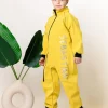 Waterproof Softshell Overall Comfy Mustard Yellow Bodysuit