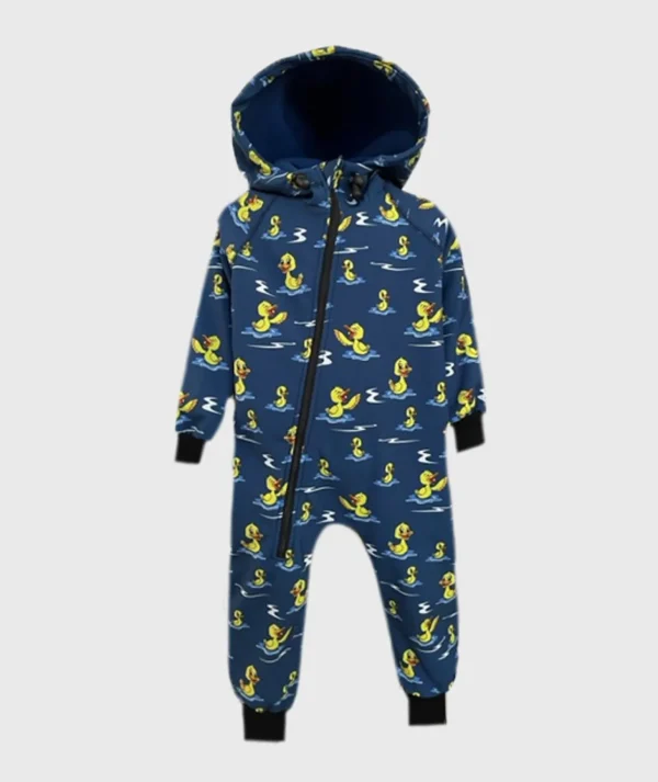 Waterproof Softshell Overall Comfy Ducks Jumpsuit