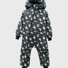 Waterproof Softshell Overall Comfy Smiley Sharks Jumpsuit