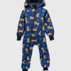 Waterproof Softshell Overall Comfy Playful Tigers Jumpsuit