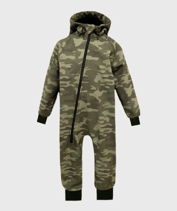 Waterproof Softshell Overall Comfy Camouflage Jumpsuit