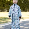 Waterproof Softshell Overall Comfy Panda And Rainbows Bodysuit