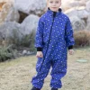 Waterproof Softshell Overall Comfy Sparkling Night Blue Bodysuit