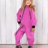 Waterproof Softshell Overall Comfy Lilac Jumpsuit