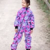 Waterproof Softshell Overall Comfy Exotic Flowers And Butterflies Bodysuit