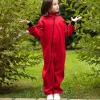 Waterproof Softshell Overall Comfy Red Jumpsuit