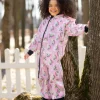 Waterproof Softshell Overall Comfy Panda And Rainbows Pink Jumpsuit