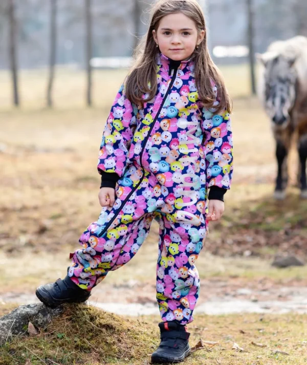 Waterproof Softshell Overall Comfy Fluffy Toys Bodysuit