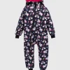 Waterproof Softshell Overall Comfy Rainbow Unicorns Jumpsuit