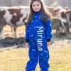 Waterproof Softshell Overall Comfy Smiley Eyes Jumpsuit