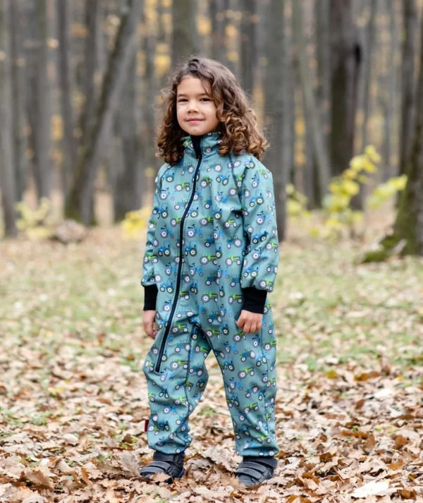 Waterproof Softshell Overall Comfy Tractors Jumpsuit