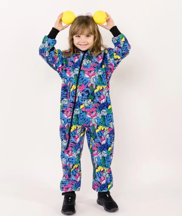 Waterproof Softshell Overall Comfy Scary Clowns Jumpsuit