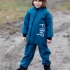 Waterproof Softshell Overall Comfy Hot Petrol Jumpsuit