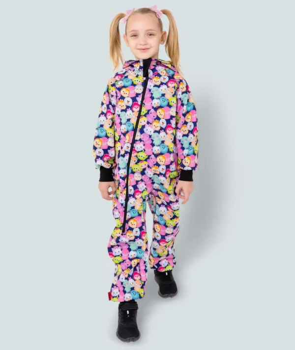 Waterproof Softshell Overall Comfy Fluffy Toys Jumpsuit