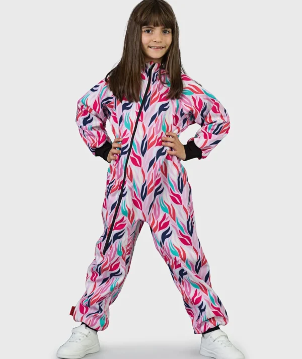 Waterproof Softshell Overall Comfy Colorful Fire Jumpsuit