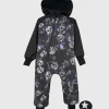 Waterproof Softshell Overall Comfy Skulls Jumpsuit