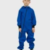 Waterproof Softshell Overall Comfy Blue Jumpsuit