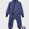 Waterproof Softshell Overall Comfy Ultramarine Stars Bodysuit