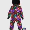 Waterproof Softshell Overall Comfy Rainbow Bubble Jumpsuit