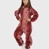 Waterproof Softshell Overall Comfy Jaguar Red Jumpsuit