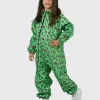 Waterproof Softshell Overall Comfy Leopard Green Jumpsuit