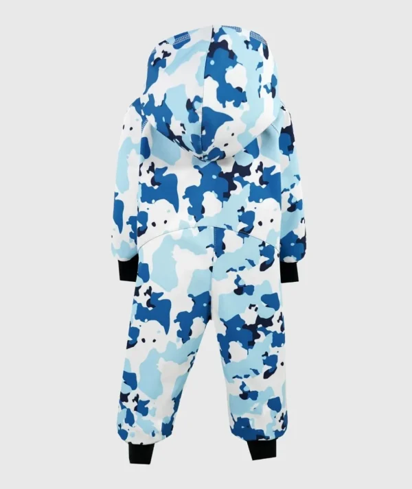 Waterproof Softshell Overall Comfy Winter Camouflage Jumpsuit