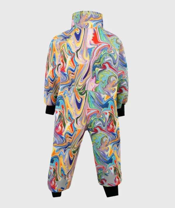 Waterproof Softshell Overall Comfy Aquarelle Paint Bodysuit