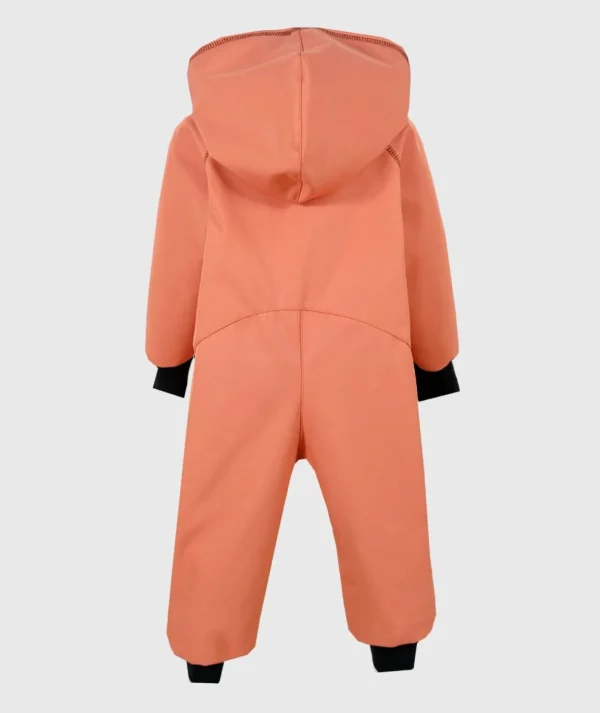 Waterproof Softshell Overall Comfy Royal Orange Jumpsuit