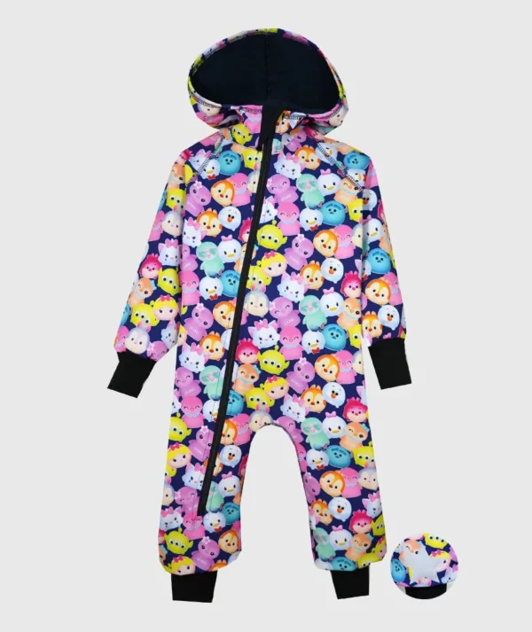 Waterproof Softshell Overall Comfy Fluffy Toys Jumpsuit