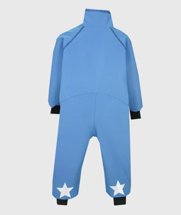 Waterproof Softshell Overall Comfy Sky Blue Bodysuit