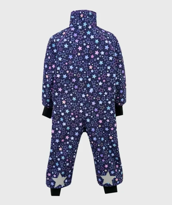 Waterproof Softshell Overall Comfy Ultramarine Stars Bodysuit