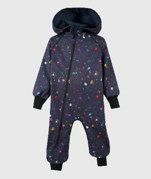 Waterproof Softshell Overall Comfy Glowing Spots Jumpsuit